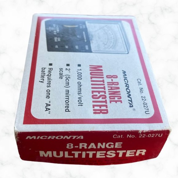 Vintage Micronta 8-Range Multitester 22-027U (1000 VOLT) - Picture 2 of 3